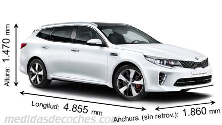 Medidas Kia Optima Sportswagon 2016