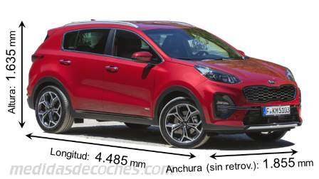 Medidas Kia Sportage 2018