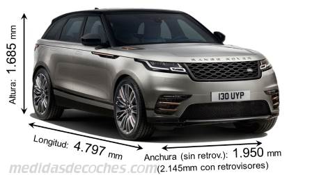 Medidas Land-Rover Range Rover Velar 2017