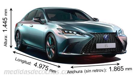 Medidas Lexus ES 2019