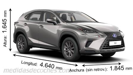 Medidas Lexus NX 2018