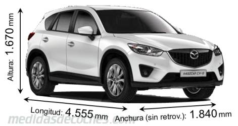 Medidas Mazda CX-5 2012