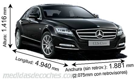 Medidas Mercedes-Benz CLS 2011