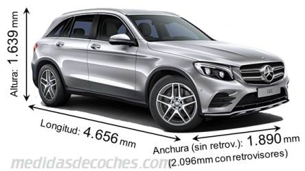 Medidas Mercedes-Benz GLC SUV 2015