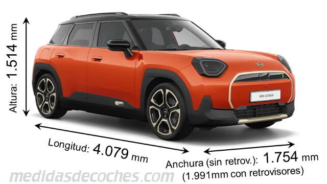 MINI Aceman largo x ancho x alto