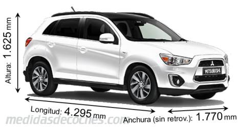 Medidas Mitsubishi ASX 2014