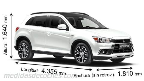 Medidas Mitsubishi ASX 2017