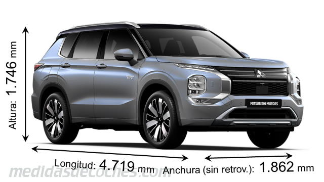 Dimensiones Mitsubishi Outlander