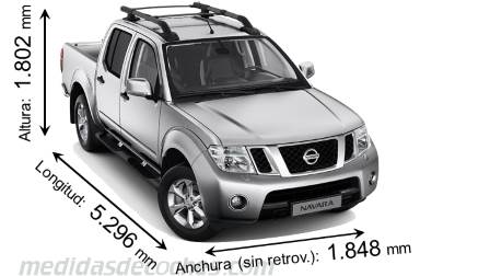 Medidas Nissan Navara 2010