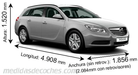 Medidas Opel Insignia Sports Tourer 2009