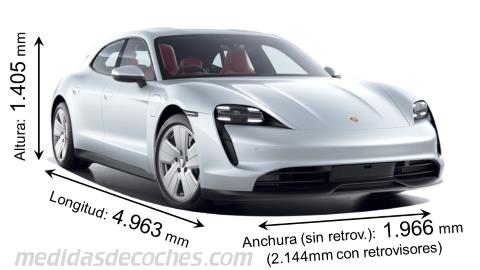 Medidas Porsche Taycan Sport Turismo 2022