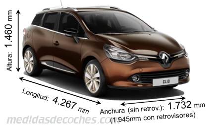 Medidas Renault Clio Sport Tourer 2013