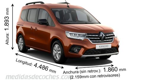 Medidas de Nuevo Renault Kangoo 2021