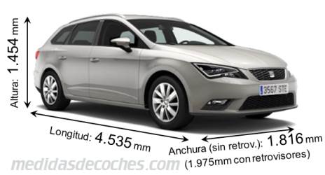 Medidas Seat León ST 2013