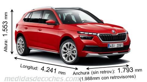 Medidas Skoda Kamiq 2020