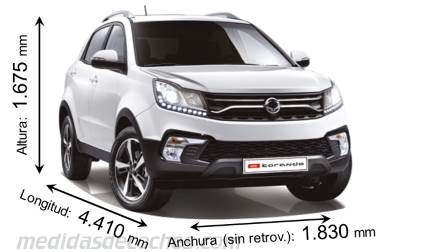 Medidas SsangYong Korando 2017