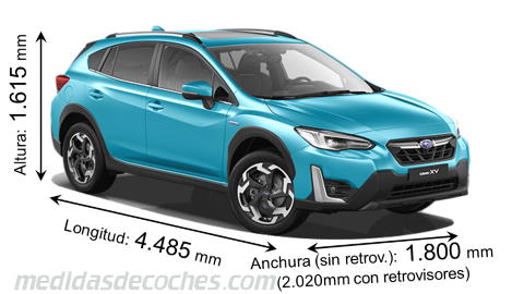 Medidas Subaru XV 2021