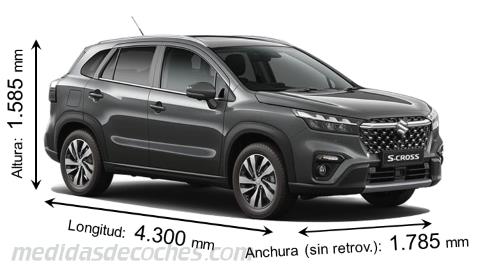 Suzuki S-Cross cotas en mm