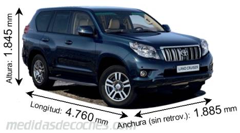 Medidas Toyota Land Cruiser 2010