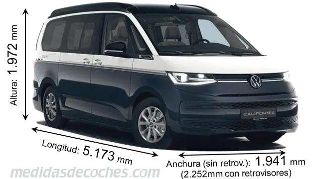 Volkswagen California tamaño