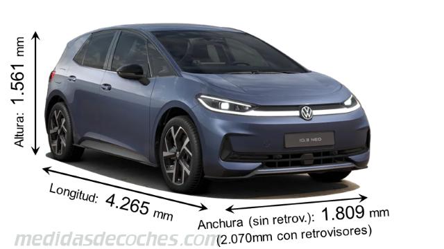 Dimensiones Volkswagen ID.3 Neo