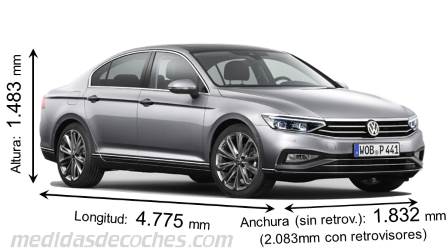 Medidas de Volkswagen Passat