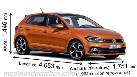 Medidas Volkswagen Polo 2017