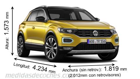 Medidas Volkswagen T-Roc 2018