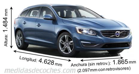 Medidas Volvo V60 2013