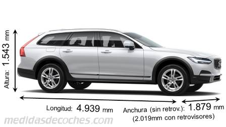 Medidas Volvo V90 Cross Country 2017